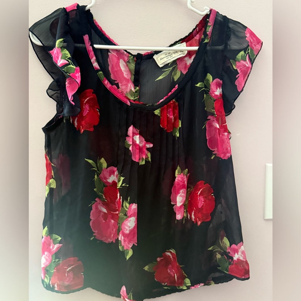 Abercrombie & Fitch Floral Print Top